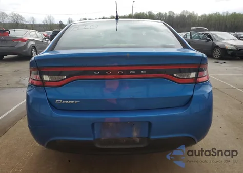 2016 Dodge Dart Se from USA, damaged, VIN 1C3CDFAA7GD503995